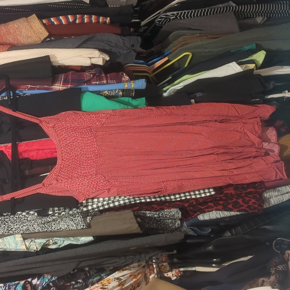 Torrid red polka dot dress - Picture 5 of 5